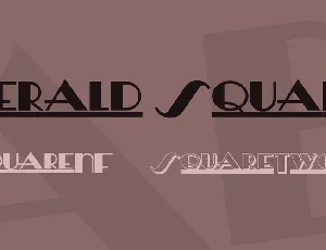 Herald Square font