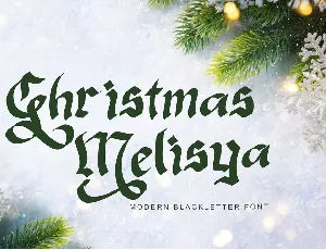 Christmas Melisya Demo font