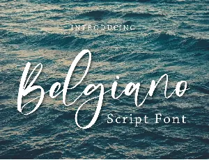 Belgiano font