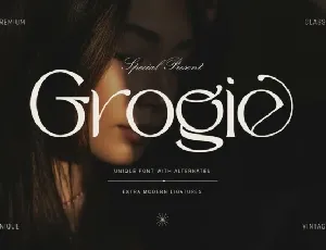 Grogie font