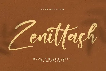 Zenittash font