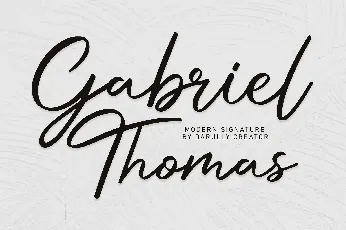 Procreate Signature font