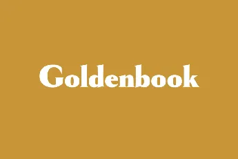 Goldenbook font