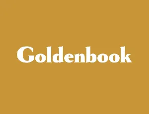 Goldenbook font