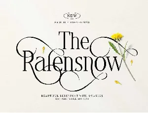 Ralensnow font