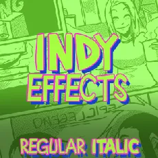 Indy Effects font