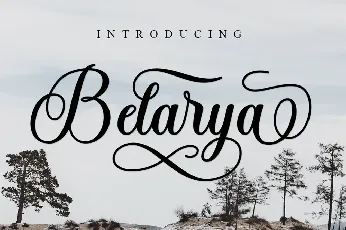 Belarya Script font