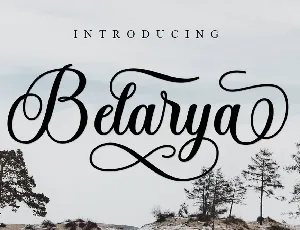 Belarya Script font