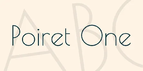 Poiret One font