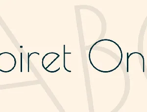 Poiret One font