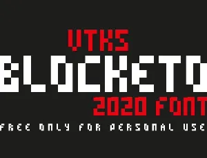 vtks blocketo font