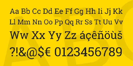 Roboto Slab font