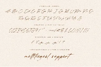 Huntberg font