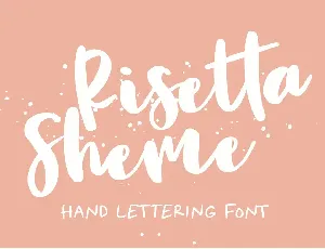 Risetta Sheme font