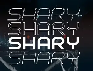 Shary Display font