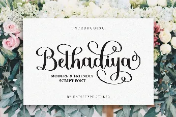 Bethadiya font