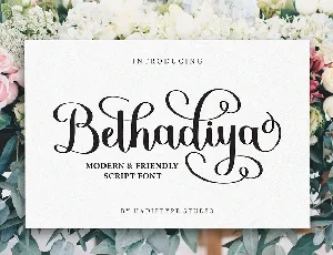 Bethadiya font