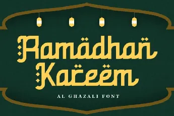 Al Ghazali font