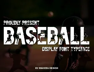 Baseball font