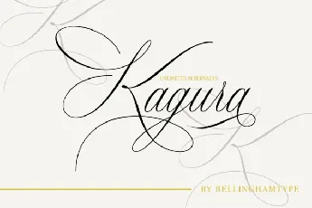 Kagura Calligraphy Typeface font