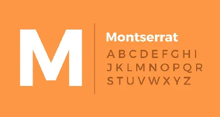 Montserrat Family font