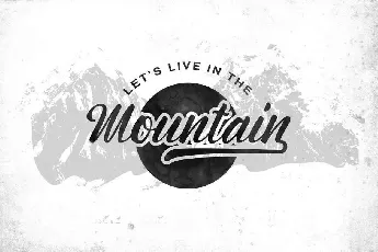 Montagne Script Free font