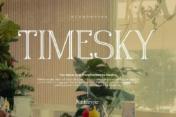 Timesky font