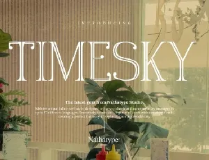 Timesky font