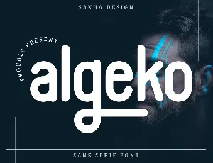 Algeko Personal Use font