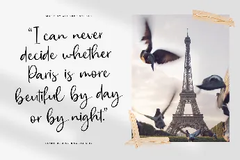 Eiffel Story Demo font