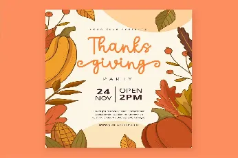 Thanks Giving font