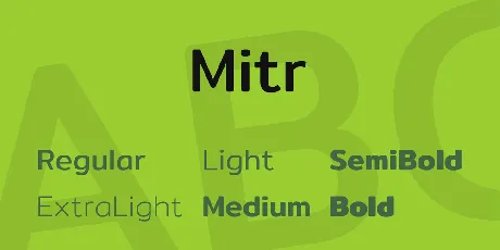 Mitr font