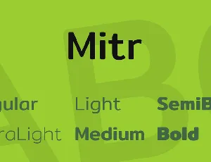 Mitr font