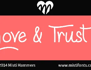 Love Trust font