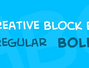 Creative Block BB font