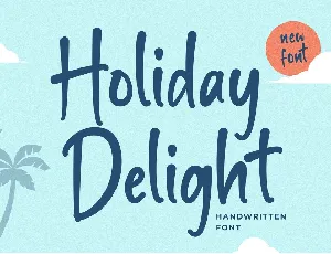 Holiday Delight font
