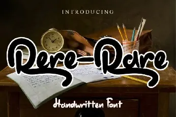 Rere Rare font