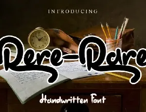 Rere Rare font