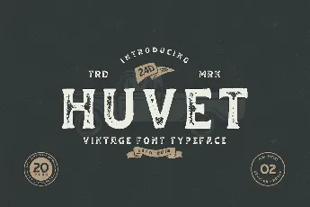 Huvet Vintage font