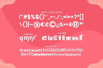 Pinkglint font
