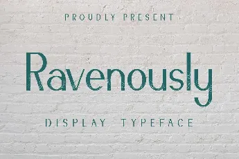 Ravenously font