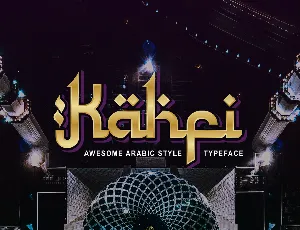 Kahfi font