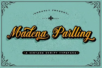 Madena Parlling font