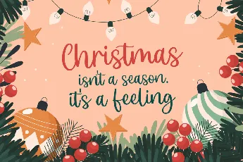 Christmas Scriptty Demo font