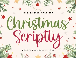 Christmas Scriptty Demo font