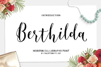 Berthilda Script font