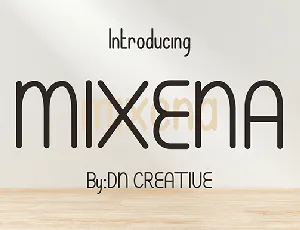 Mixena font