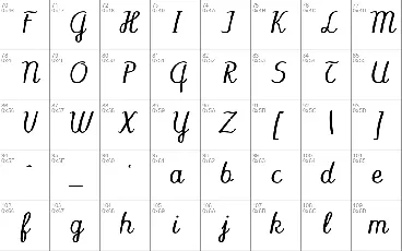 Libellule font