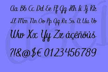 Libellule font