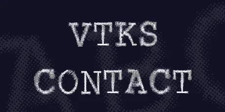 VTKS CONTACT font